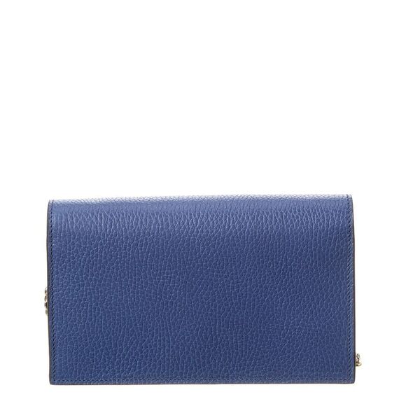 Gucci Interlocking G Leather Wallet On Chain - Picture 2 of 4